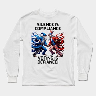 Vote Shirt, Trump 2024, Biden 2024, Election Shirt, Political Shirt, Election 2024 Long Sleeve T-Shirt